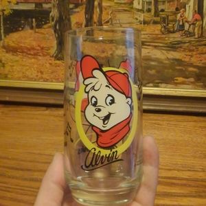 Vtg Alvin Chipmunks Glass 1985 80s Cup Vintage 💎